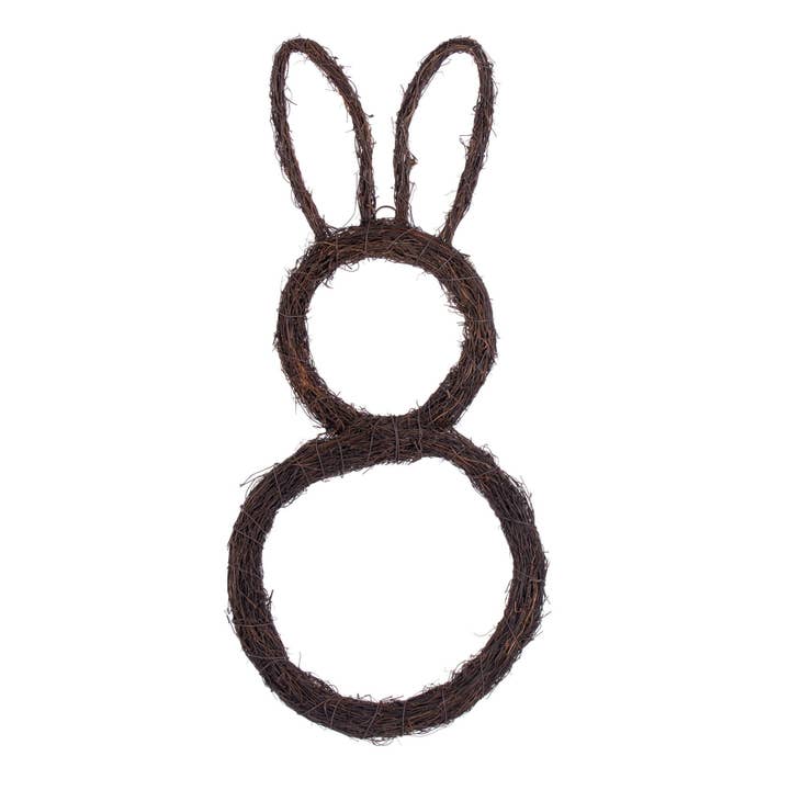 Vickerman 26" x 12" Bunny Twig Wreath indoor use for wholesale by Vickerman