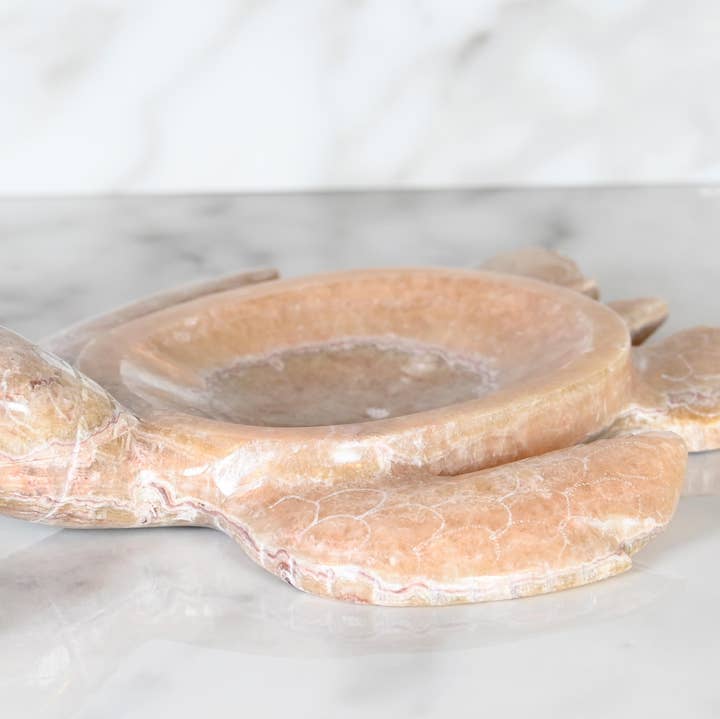 SS handcrafted Art - Wholesale Bath Soap Dish - Marble Turtle Soap Dish 5"0