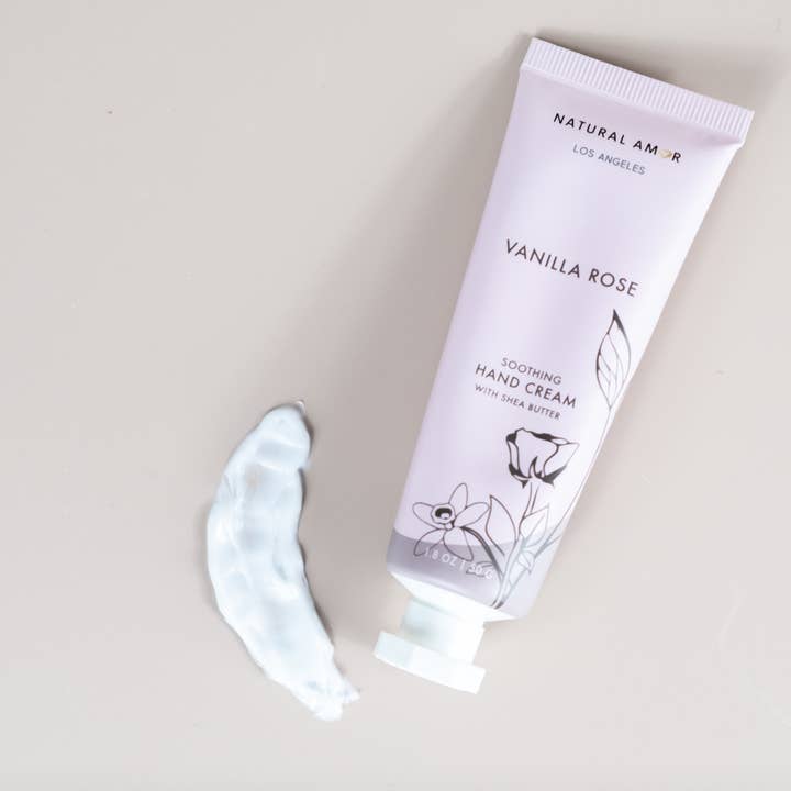Natural Amor LLC - Wholesale Hand Cream/Lotion - Rose Vanilla Hand Cream, enriched with shea butter