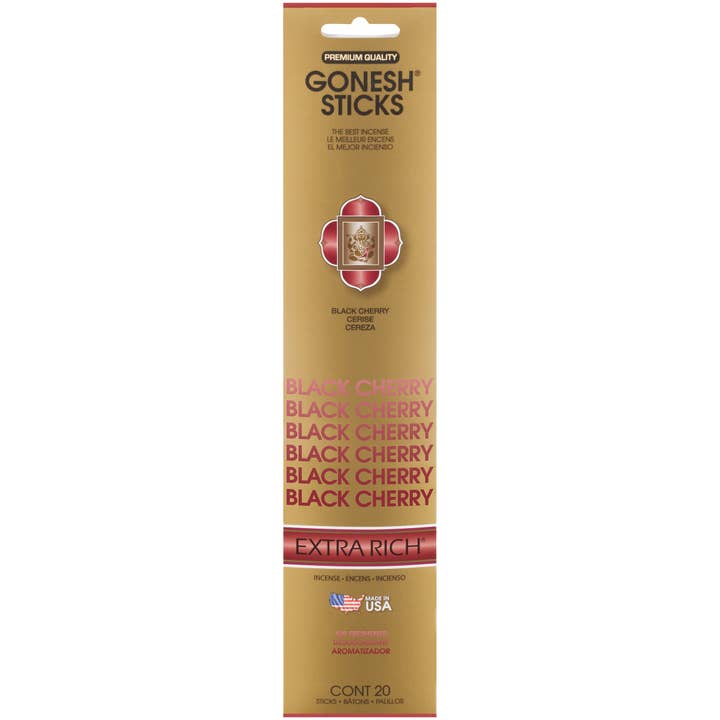 Incense Sticks: Gonesh Extra Rich Black Cherry   for wholesale by Gonesh