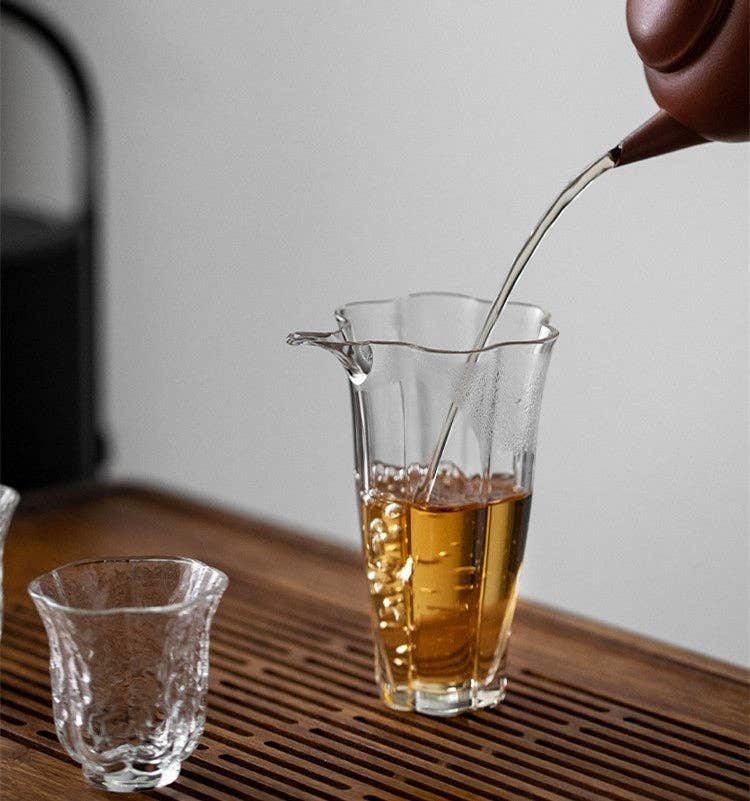 Gohobi （We cover U.S. import duties） - Wholesale Pitcher - Gohobi Handmade Floral Tall Glass Pitcher1