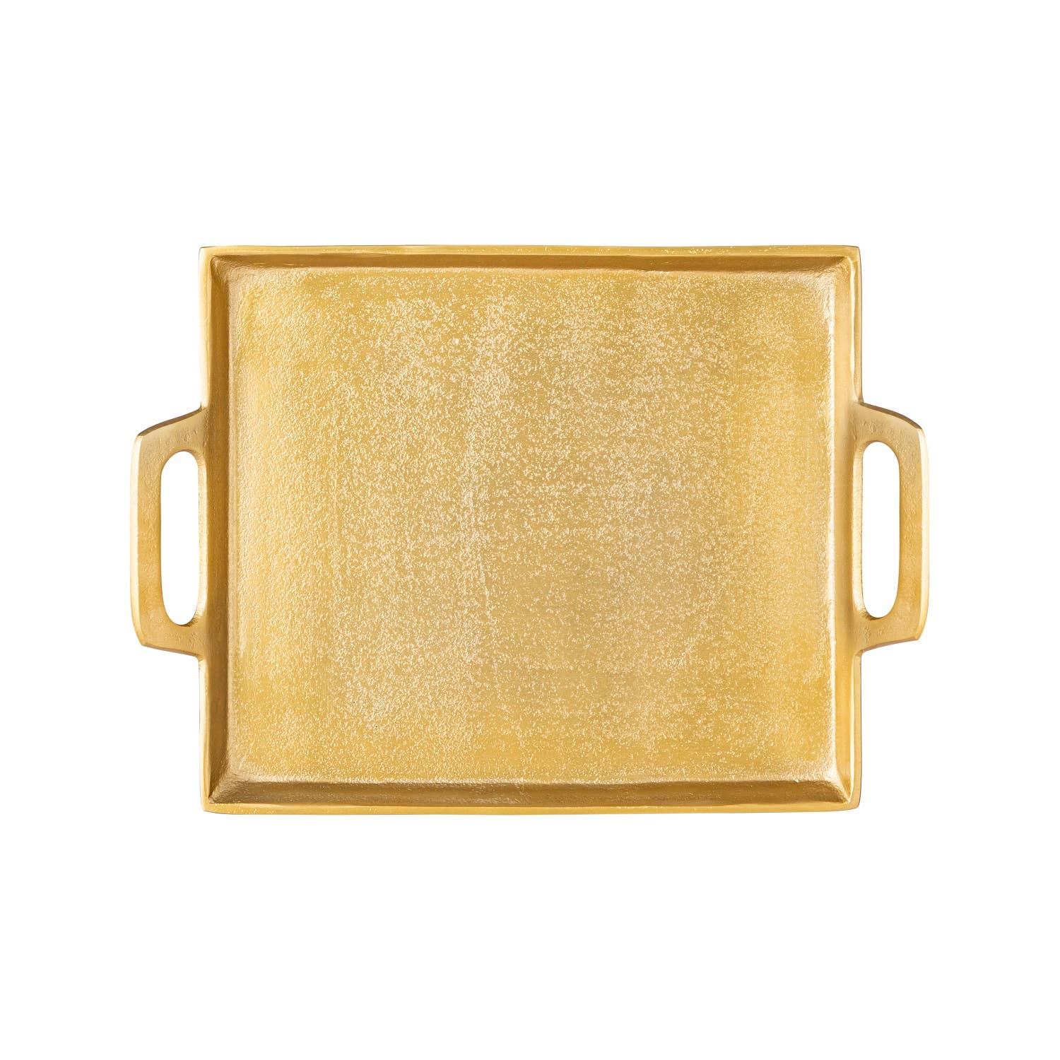 BIDKhome - Wholesale Serving Tray - Alum. Tray w/Handles 10x14" - Ant. Brass - ANTIQUE BRASS4