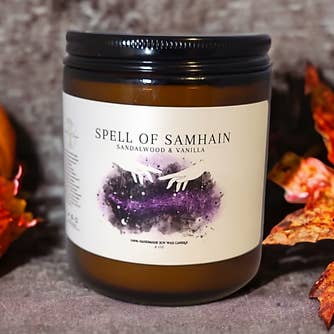 Spell Of Samhain Soy Candle for wholesale by Tangled in Thyme