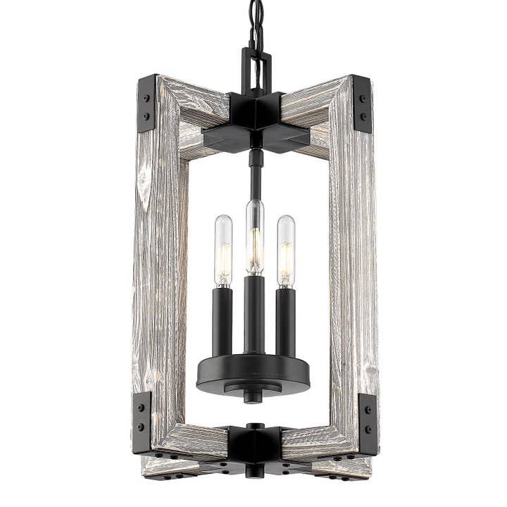 Golden Lighting - Wholesale Chandelier/Hanging Light - Lowell Pendant, Matte Black- Ceiling Light