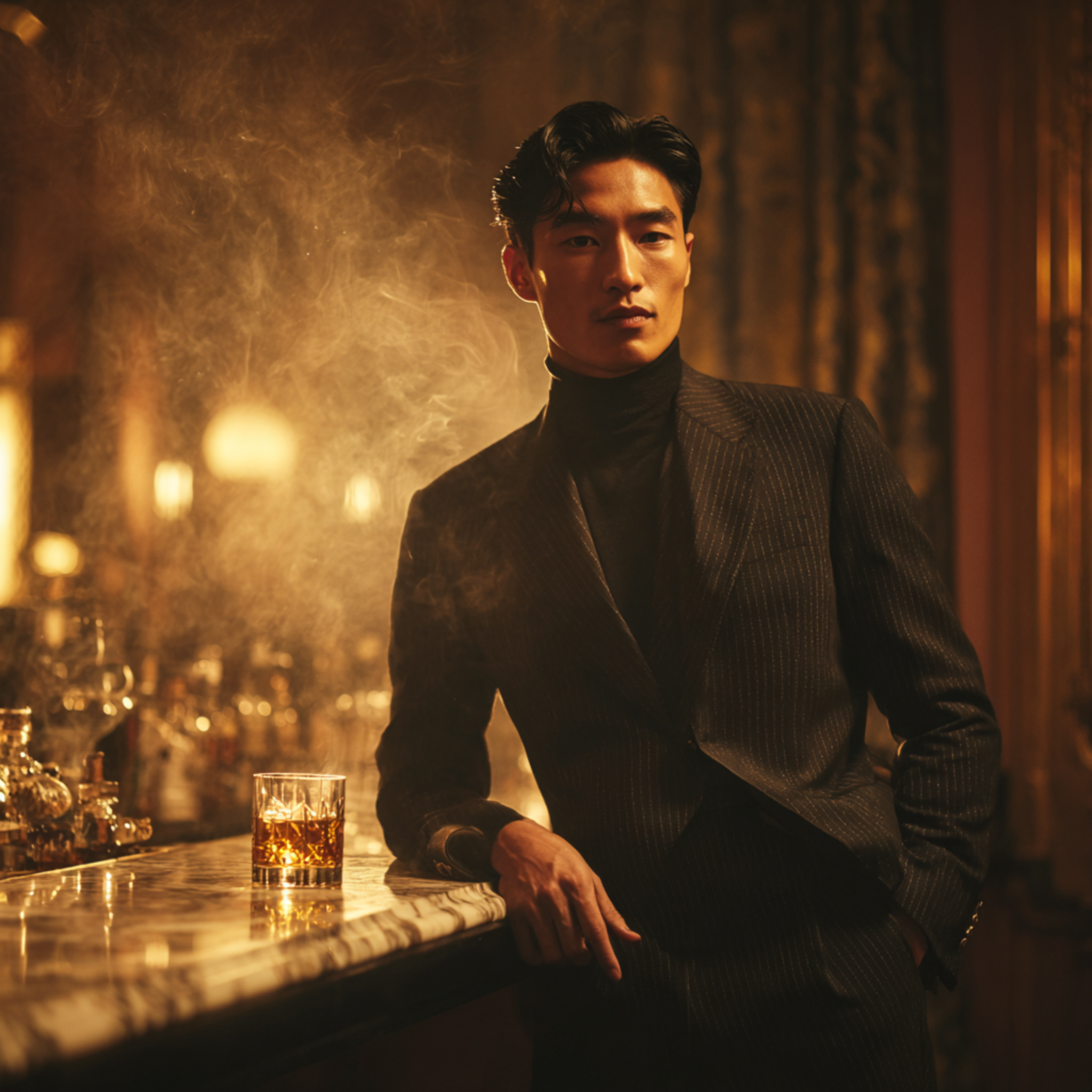 LORUVE – wholesale Jar/filled candle – Black Cashmere and Gold Cufflinks1