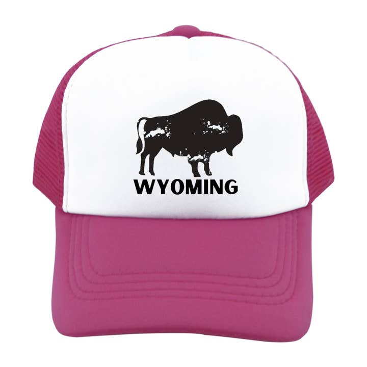 Outdoorable Apparel - Vendita all'ingrosso Cappellino da camionista - Unisex - Wyoming Bison Cappello