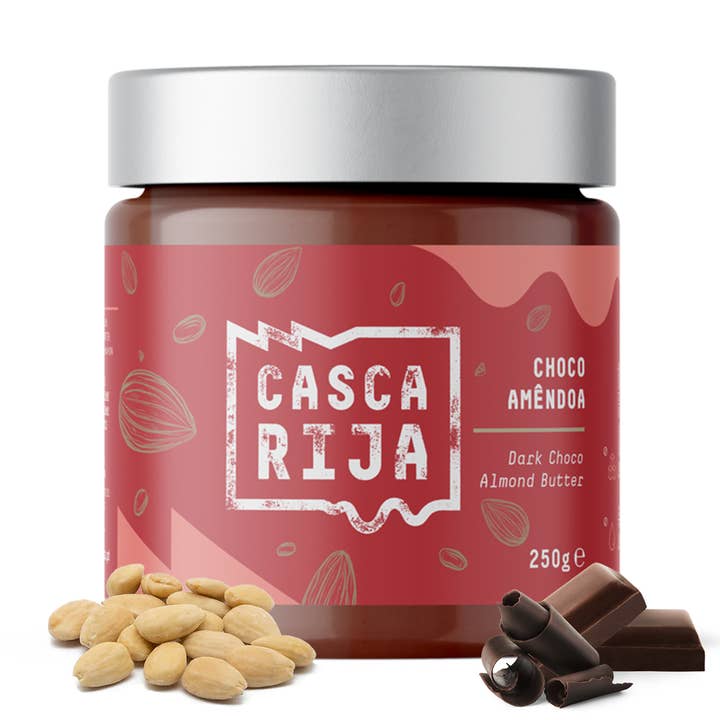 Manteiga de Amêndoa com Chocolate Negro 250 g por atacado de CASCA RIJA