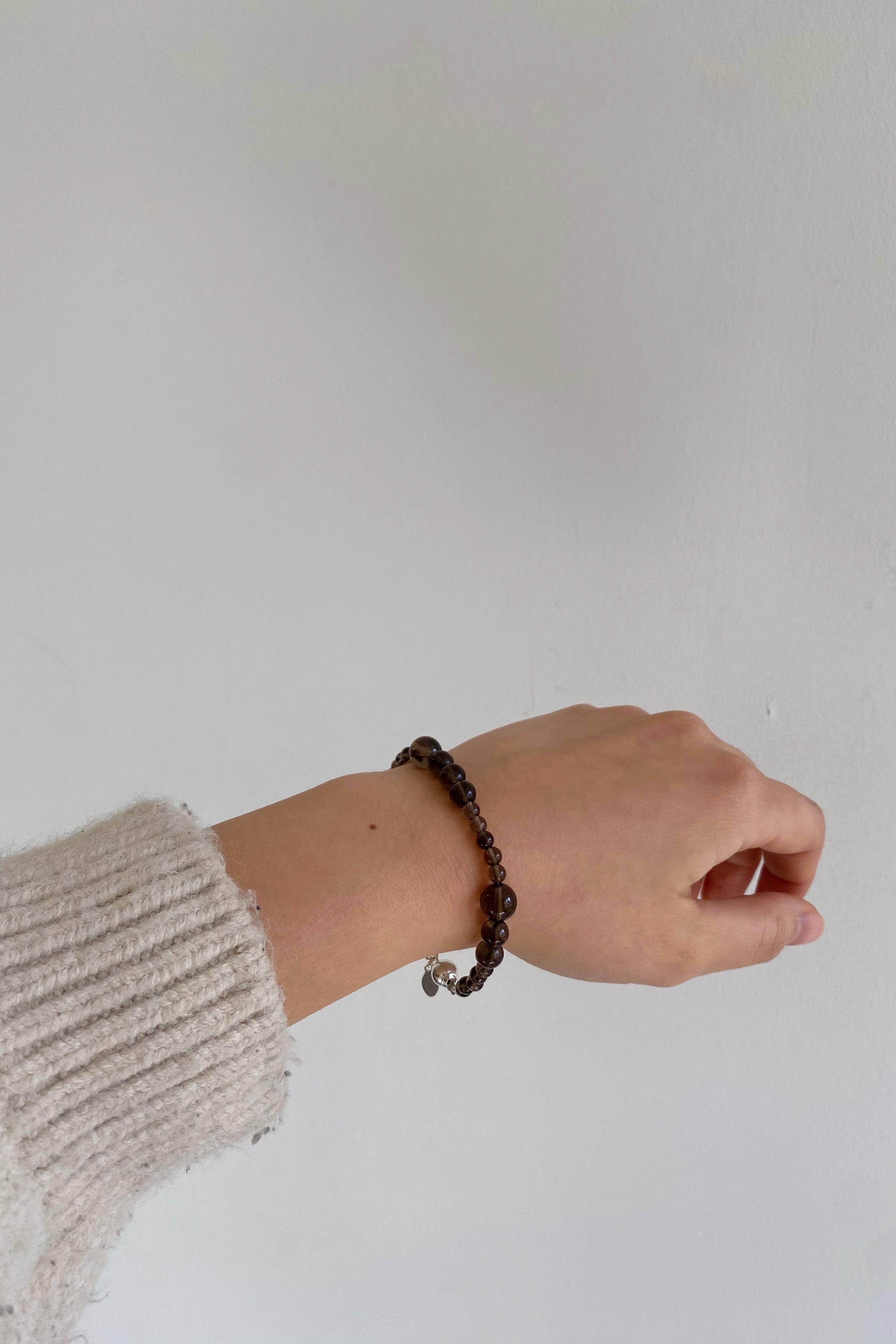 Kara Yoo - Wholesale Beaded Bracelet - Avery Bracelet - Smoky Quartz3