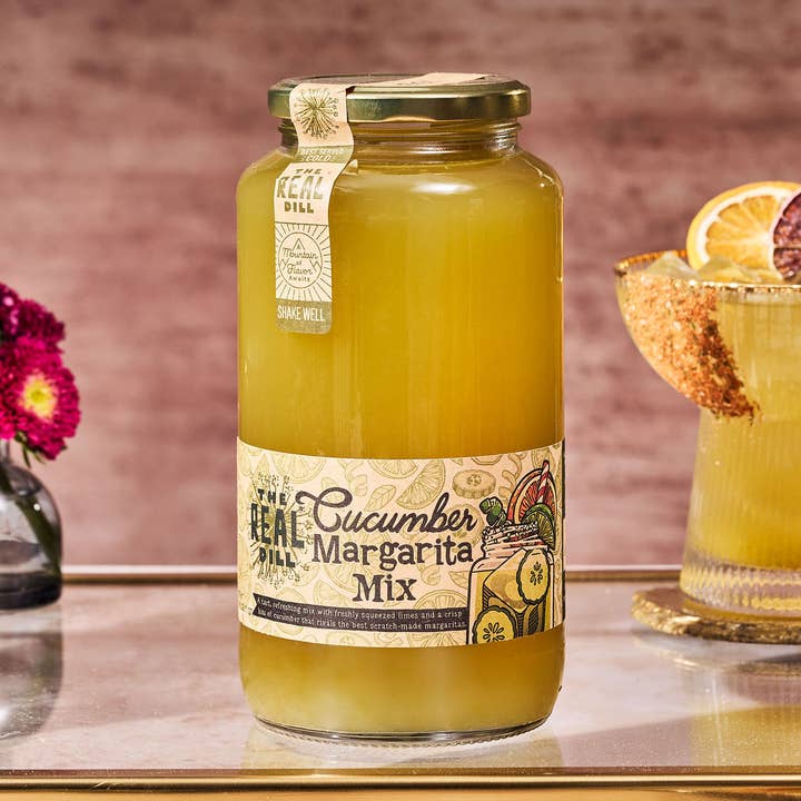 Cucumber Margarita Mix, 32 oz for wholesale by The Real Dill