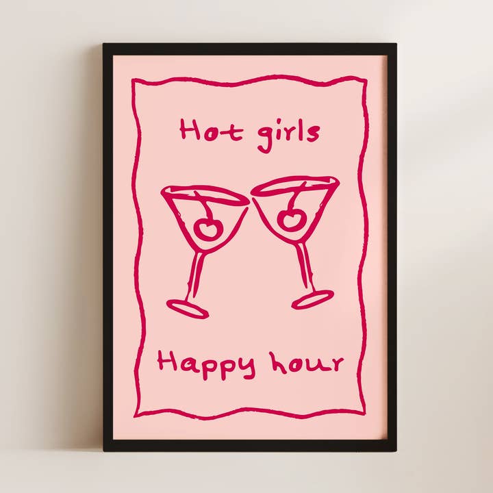 Impresión de Arte de Pared Hora Feliz Chicas Sexys para venta al por mayor de Alluvion