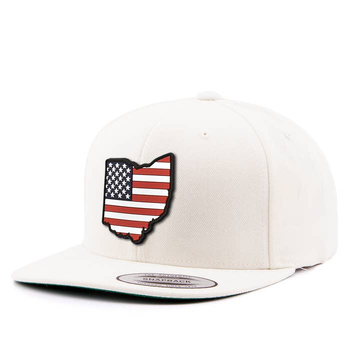 Americana Ohio Glory Flat Snapback for wholesale by Griwolfe