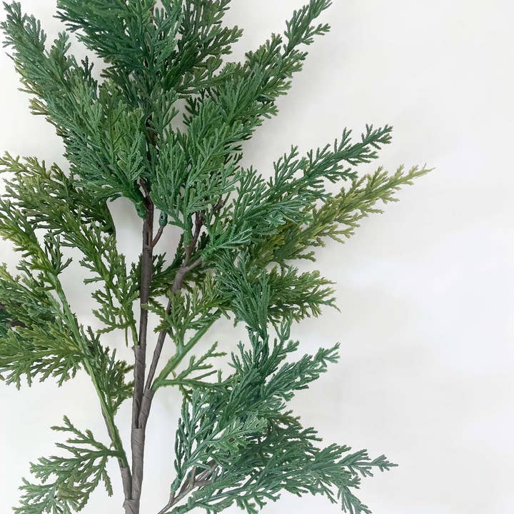 Hycroft Home Decor - Vente Décoration de Noël - Tige de Noël en faux cyprès Real Touch 28"4
