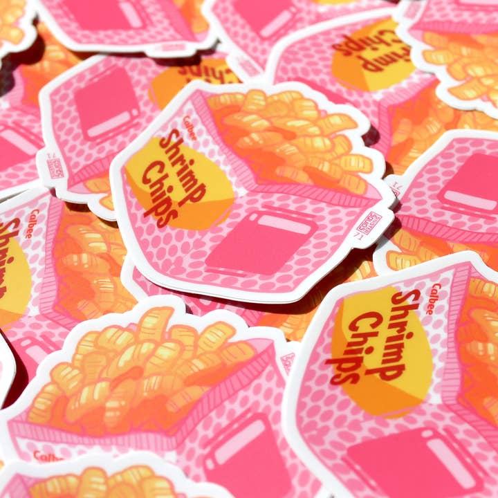 Autocollant Chips de crevettes pour la vente par sinistersquids
