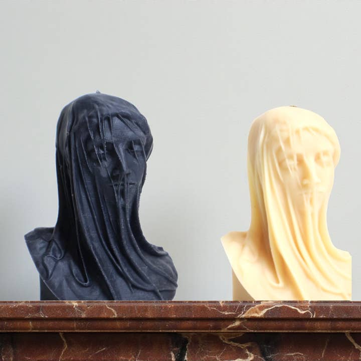 Agaboo Candle - Wholesale Novelty Candle - Veiled Lady Candle 4.5x3.5in2