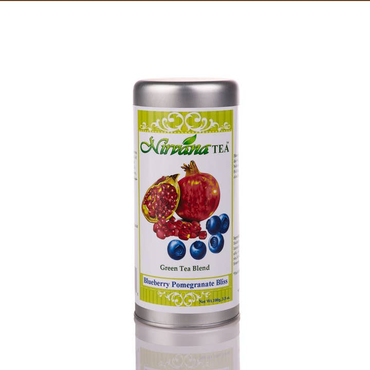 Blueberry Pomegranate Bliss for wholesale by Nirvana Tea Inc