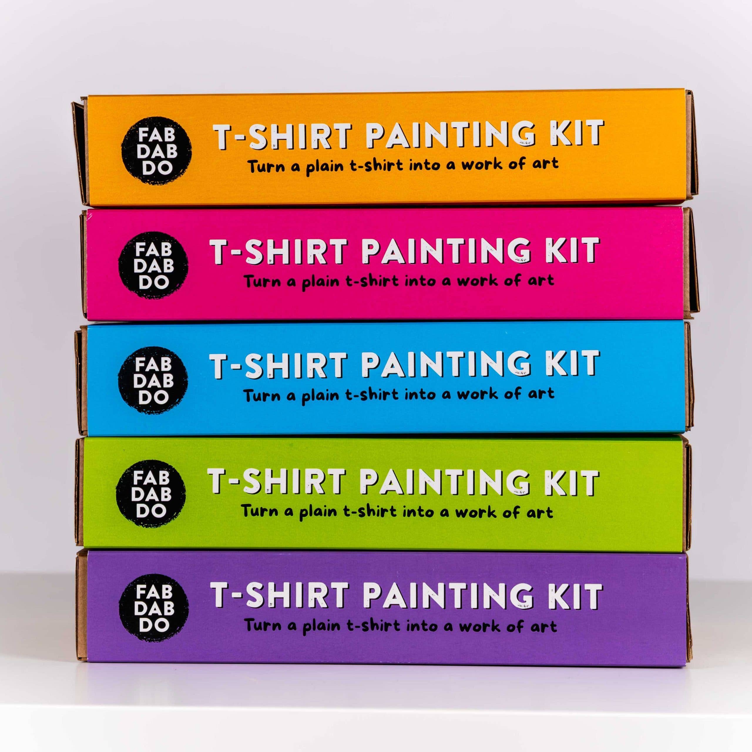 Fab Dab Do - Wholesale DIY Craft Kit - Kids - Princess T-shirt Painting Craft Gift Kit for Kids 5yrs+2
