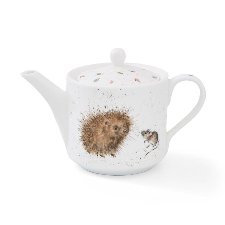 Wrendale Teapot (Hedgehog & Mice) for wholesale by Portmeirion, Spode, Pimpernel, Nacthmann, Wrendale Designs