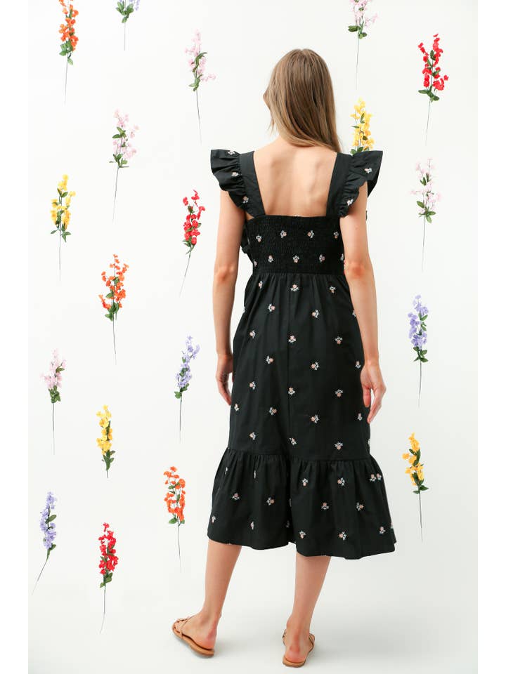 Reminiscence - Wholesale Dress - Women's - REMI014 - Embo Midi Dress4