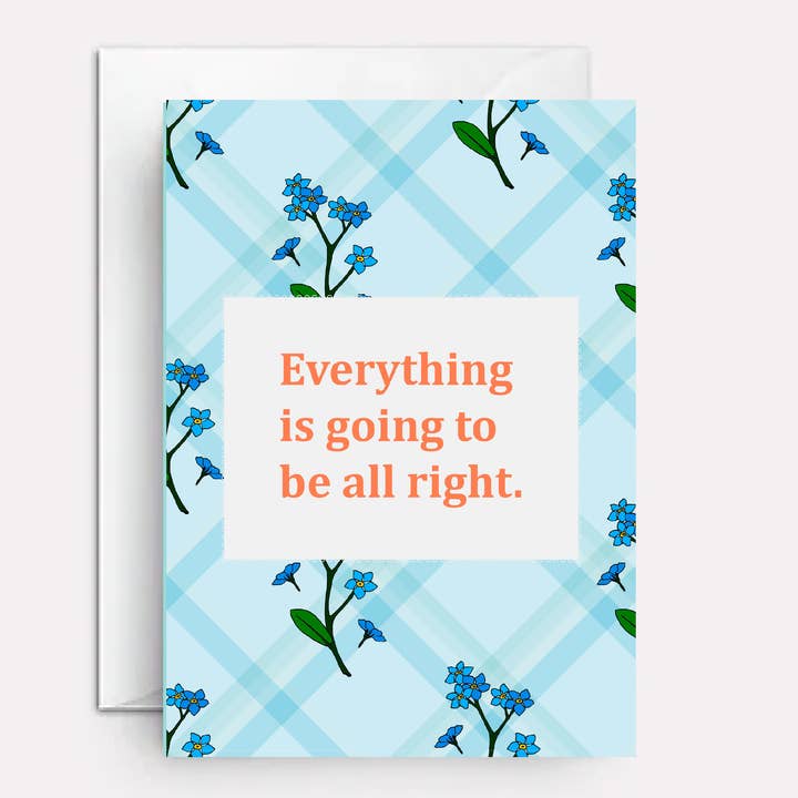 Memory loss card - Forget-me-not for wholesale by Paper Bound Greetings