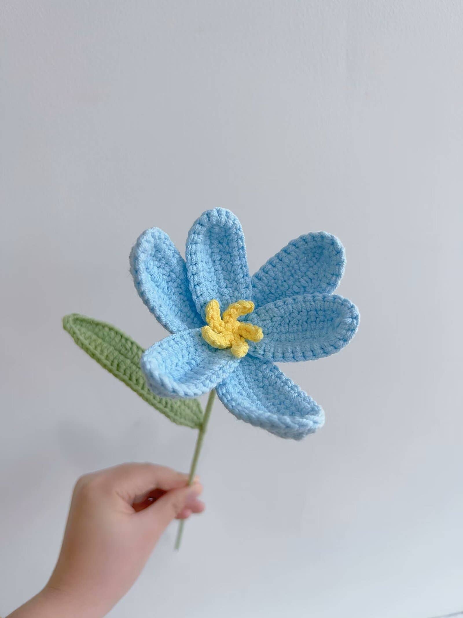 Lilyrosy（Duty free) - Vente Fleurs artificielles - Tulipe au crochet Lilyrosy, cadeaux faits main10