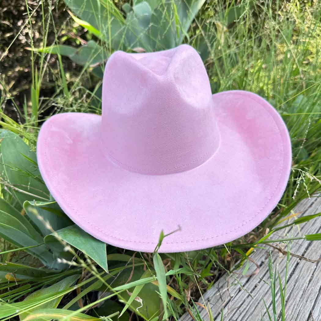 One and Only Accessories - Wholesale Cowboy Hat - Women's - Best sller Fashion Vegan suede cattleman cowboy hat 6
