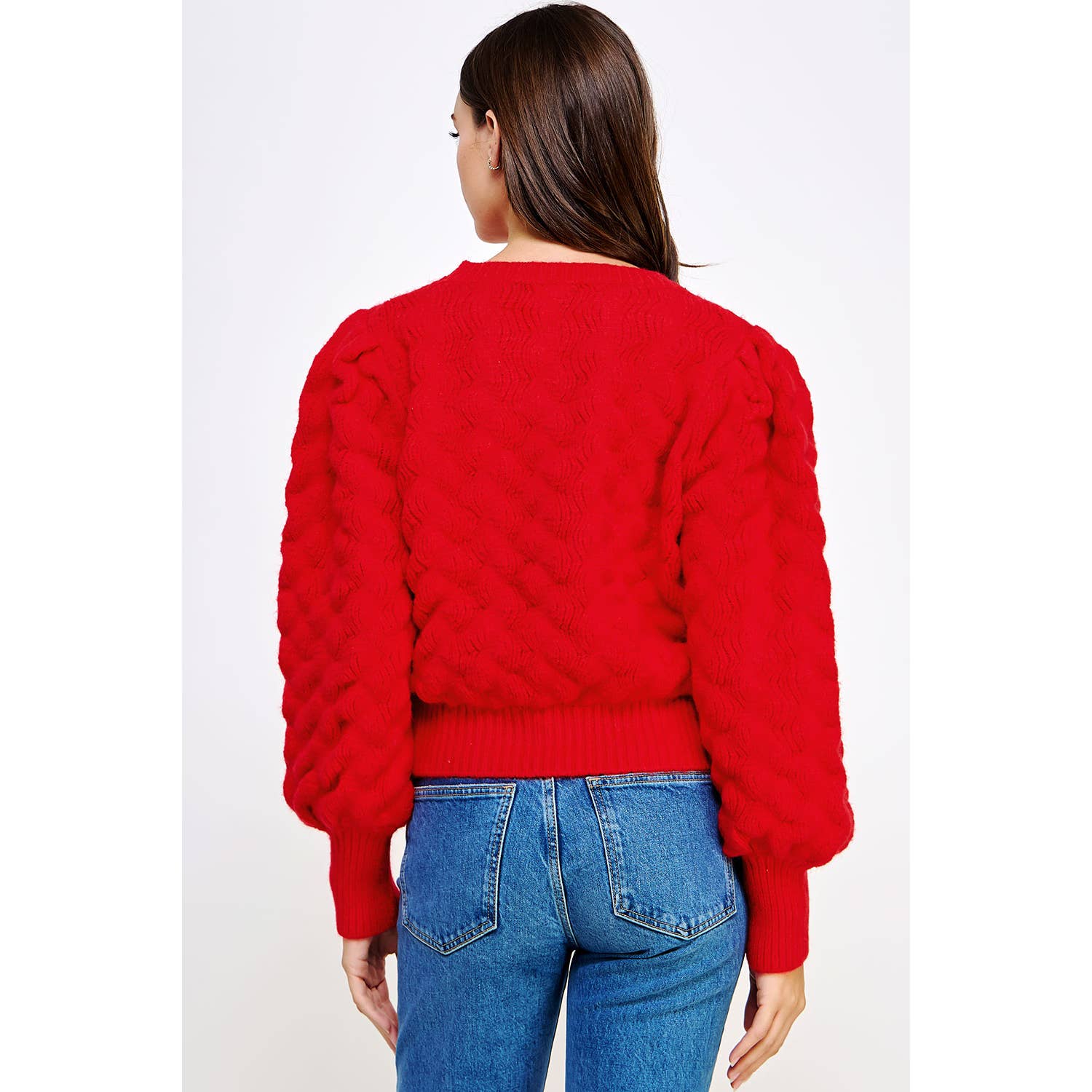 Strut & Bolt - Vendita all'ingrosso Maglione tricot - Donna - Maglione in maglia spessa a onde testurizzate8