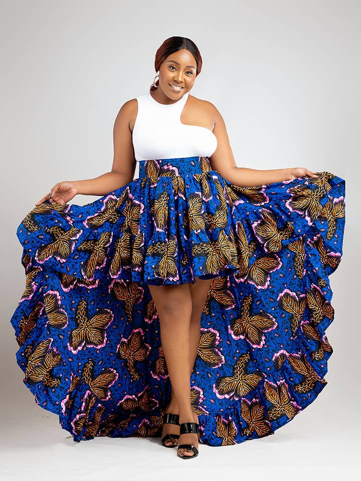 ETNICA - Wholesale Top & Skirt Set - Women's - African Print Tiwa butterfly set2