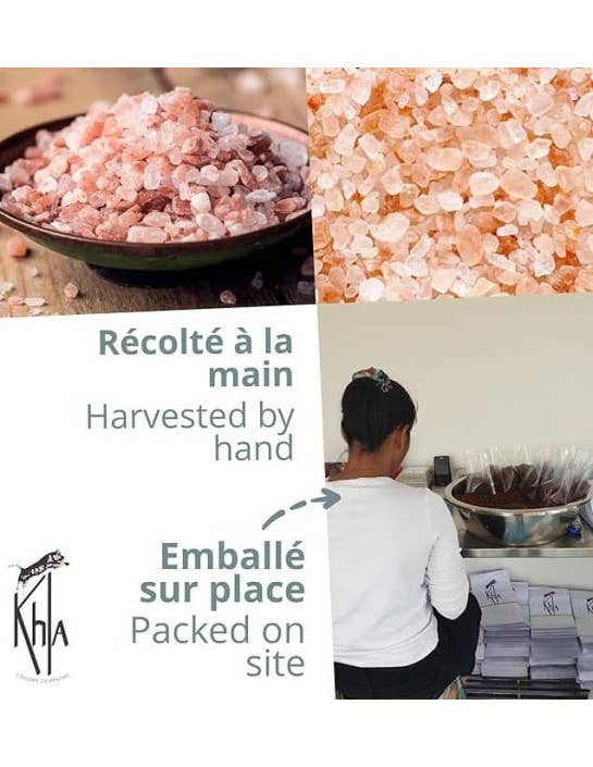Khla - L'épicerie du Mékong - Wholesale Salt - Himalayan pink salt - in grains - 1kg5