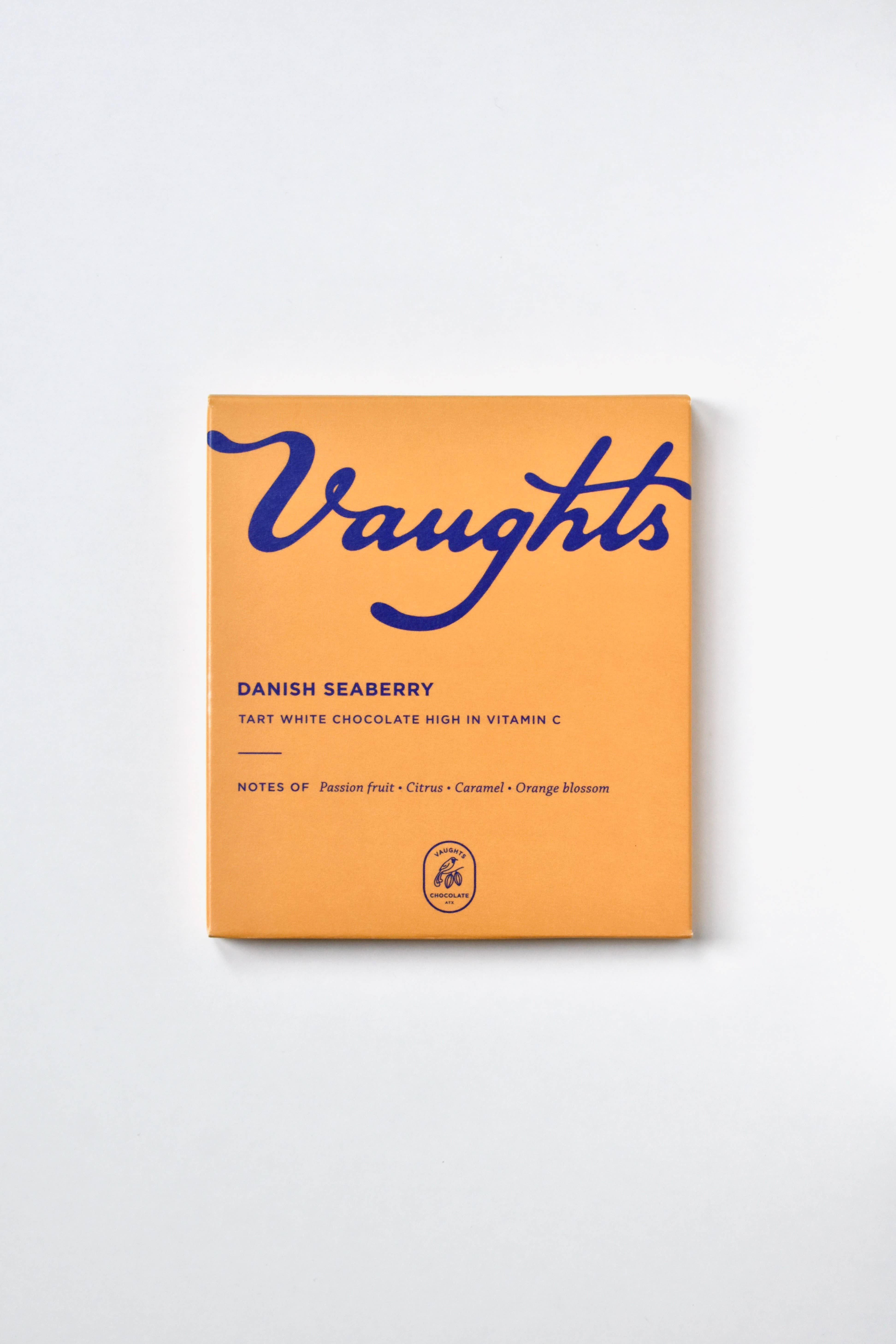 Vaughts Chocolate - Wholesale Chocolate - Danish Seaberry - Tart White Chocolate0