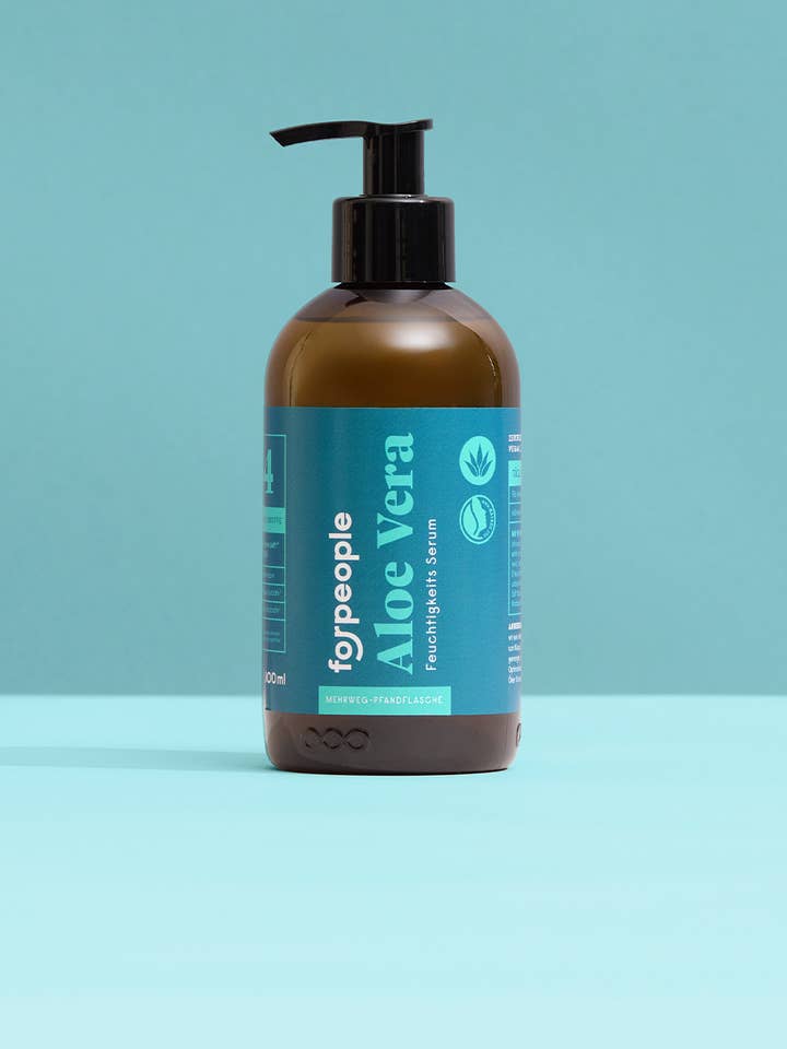 Aloe Vera Serum 99.6% - Pump Bottle for wholesale by forpeople skincare GmbH