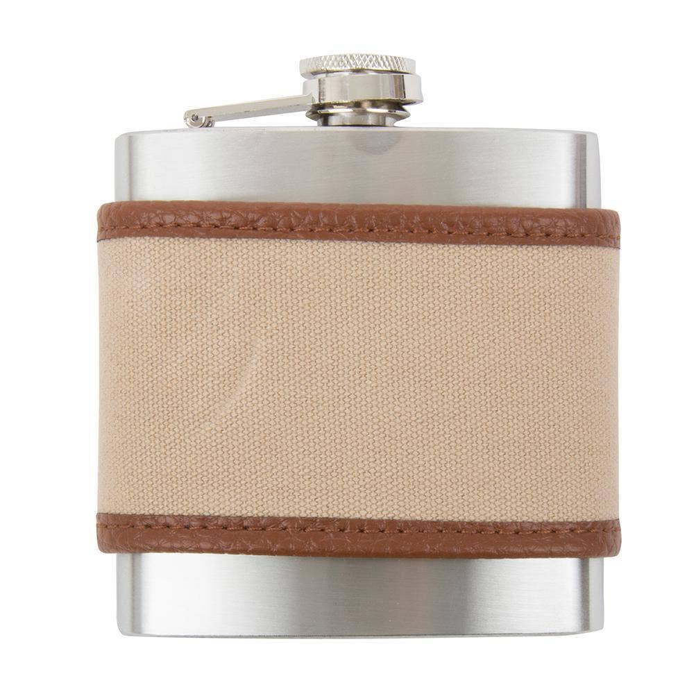 Mainstreet Collection - Wholesale Flask - Men's Canvas Flask2