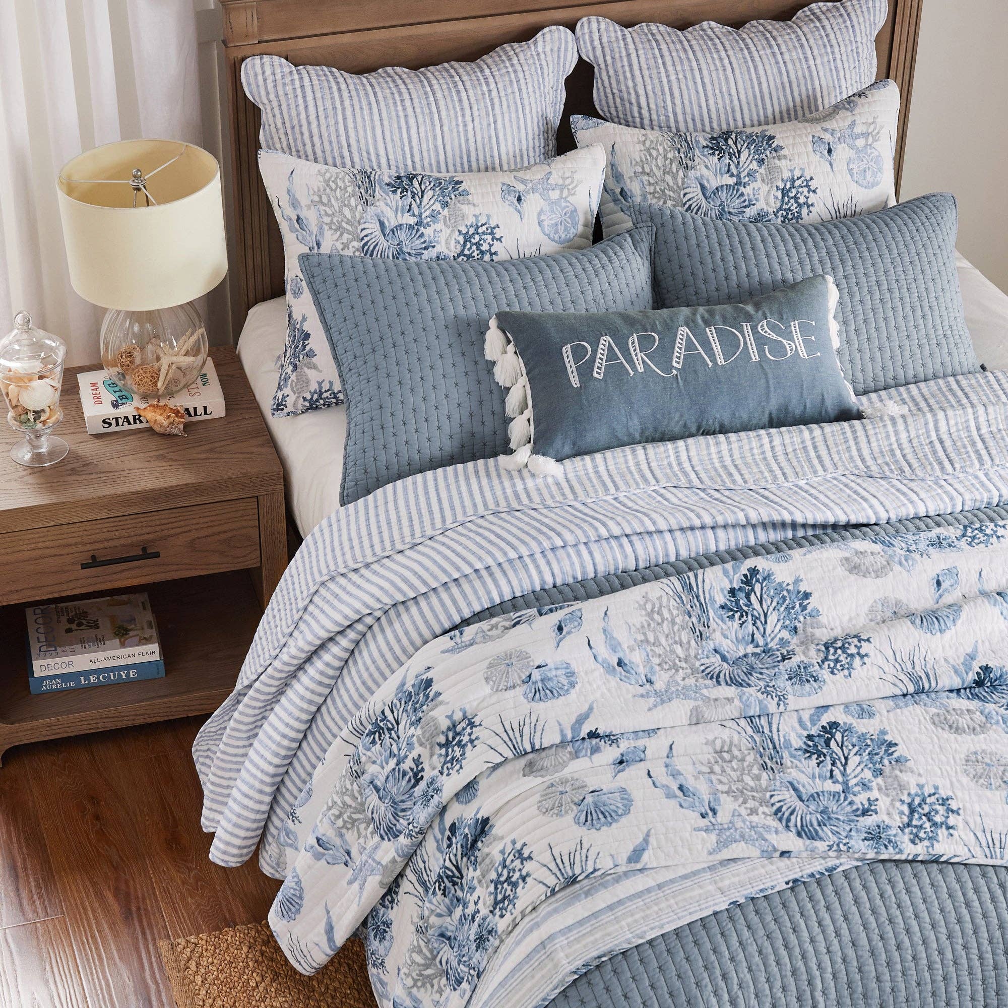 Levtex Home - Vente Parure de lit - Ensemble de couette en point de croix123