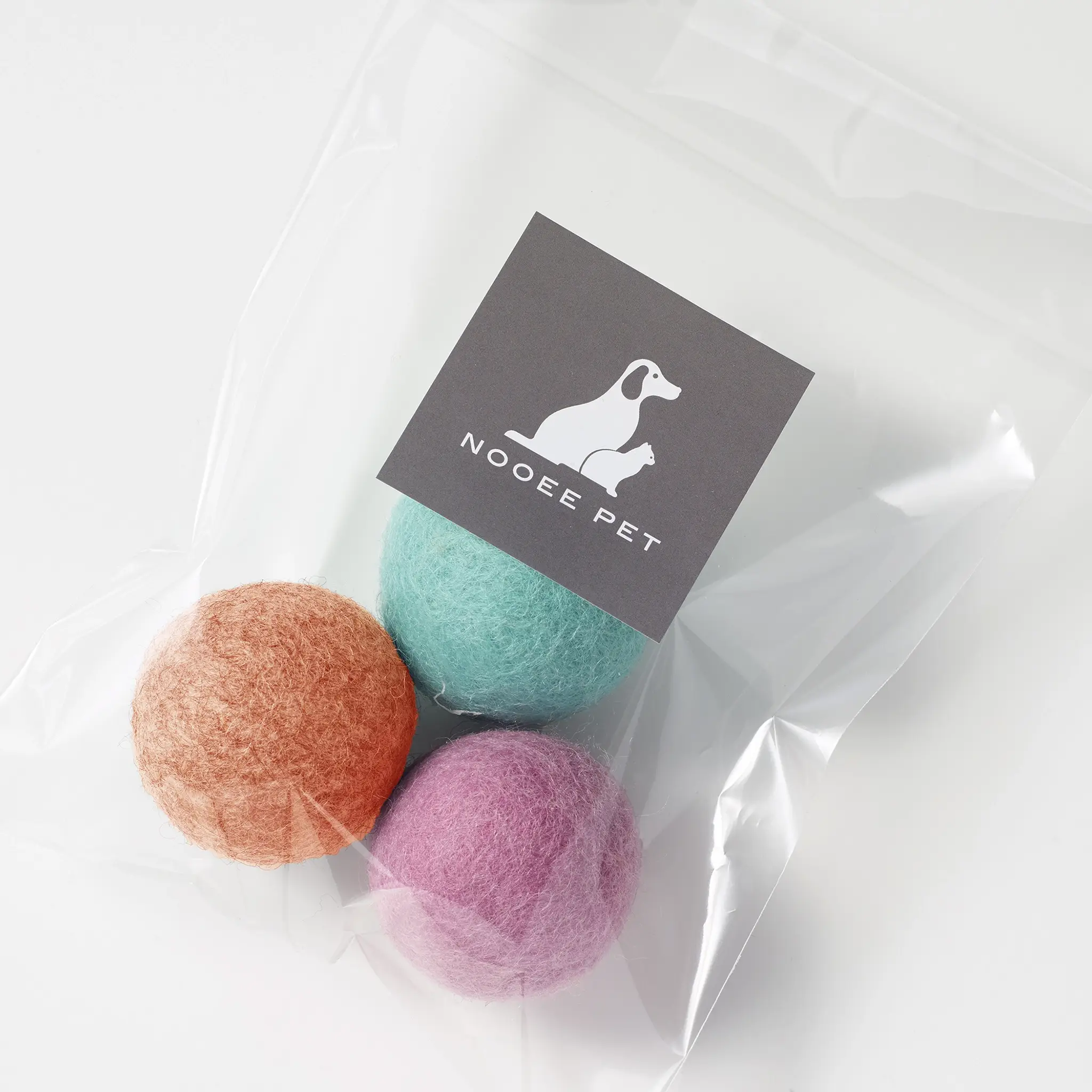 Nooee pet – Großhandel Haustierspielzeug – Katze & Hund – Nooee Pet Wollspielzeugbälle – 100% handgefertigte Wollbälle in 4 Größen15