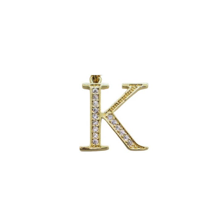 The Charm Bar Company - Wholesale Individual Charm/Pendant - Gold Cubic Zirconia Greek Life Charms9
