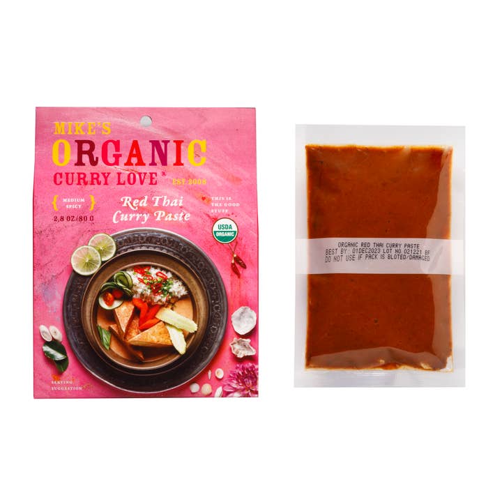 Mike's Organic Curry Love - Wholesale Chili Paste - ORGANIC Red Thai Curry Paste