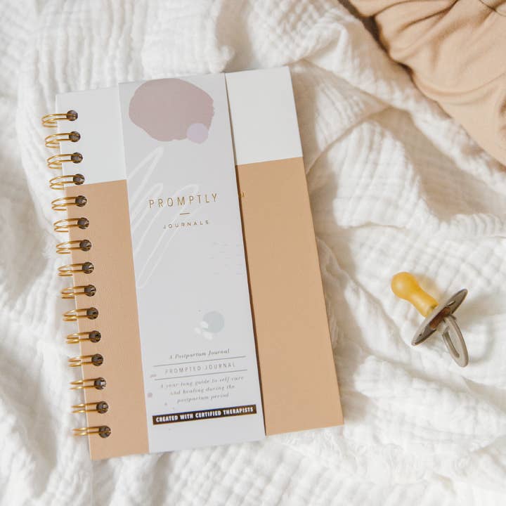 Promptly Journals - Wholesale Journal/Diary - Maternity - My Postpartum Journal: A Year of Self-Care Gifts for Women