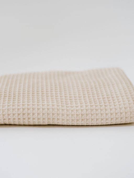 Waffle Blanket | Cream for wholesale by Winslow & Company