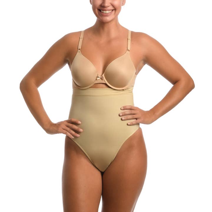 InstantFigure Compression Hi-waist panty thong WP019T for wholesale by InstantFigure