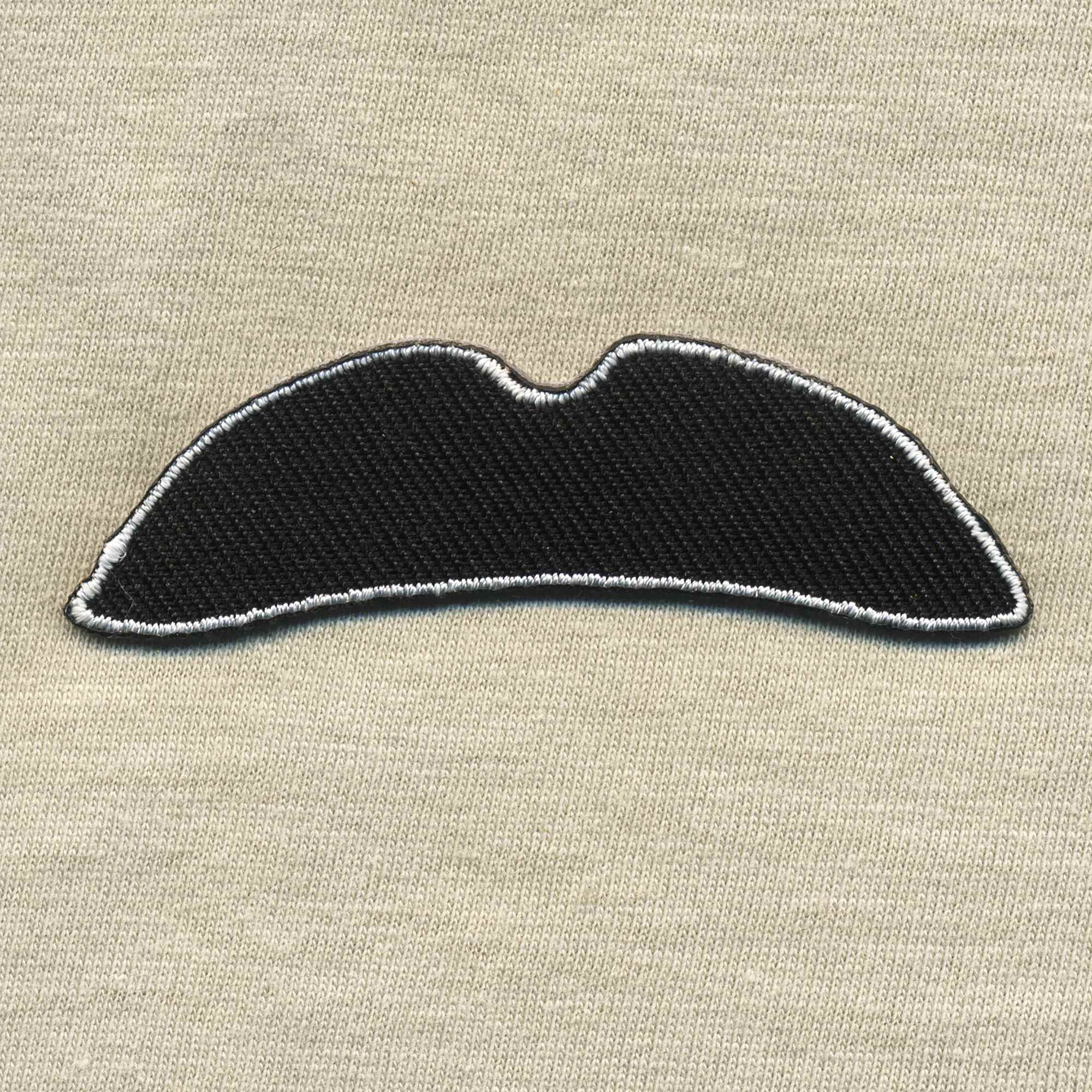 Tribal Trade GmbH - Wholesale Patch - Mustache thick curved mustache sticker patch9