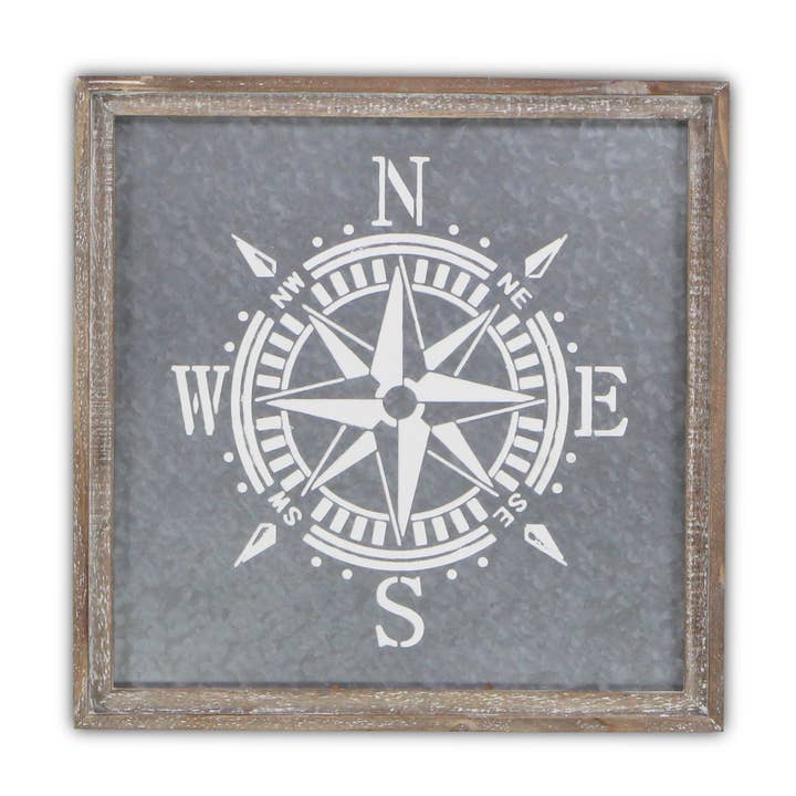 Cowa kompass väggdekor för wholesale av Cheungs Home Decor