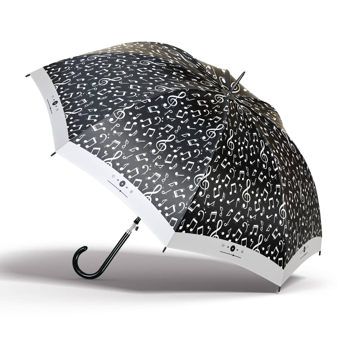 Cuatrogotas – Großhandel Regenschirm – Damen – Automatischer Regenschirm mit Musikmuster, 4 Stk. Ref-650011