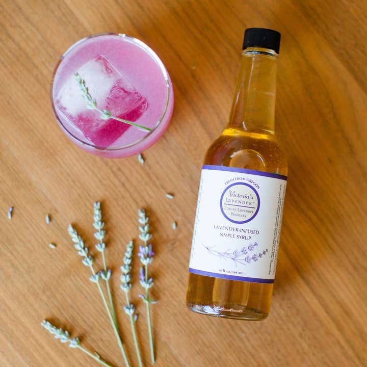 Victoria's Lavender, LLC - Wholesale Cocktail Mix/Syrup - Lavender Simple Syrup2