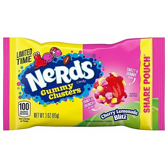 Nerds Gummy Clusters Cherry Lemonade Blitz (12 x 85g/3oz) for wholesale by Echo Sales Canada