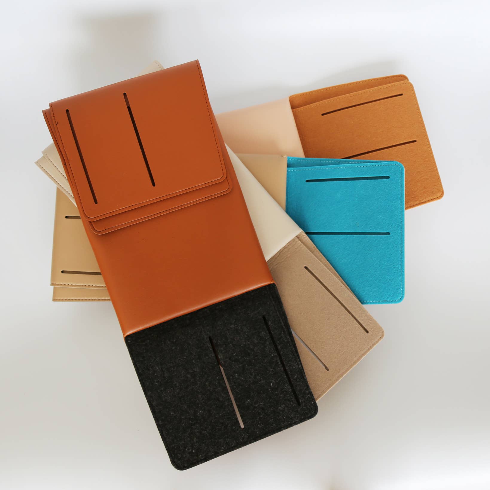 Zora Botanica – wholesale Storage Bin – Vegan Leather and Felt Storage Basket, Large13