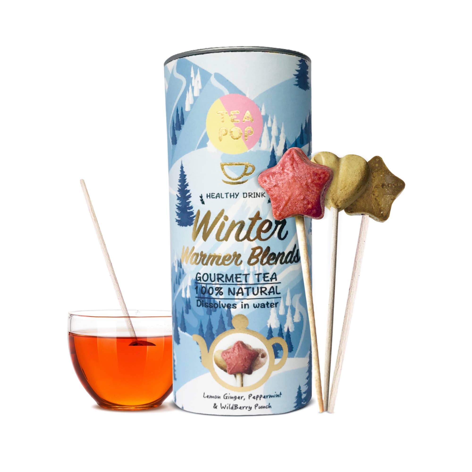 Northern Tea Company - Wholesale Tea Bags - NEW! Winter Warmer Tea-Pop sticks, 6 Delicious blends