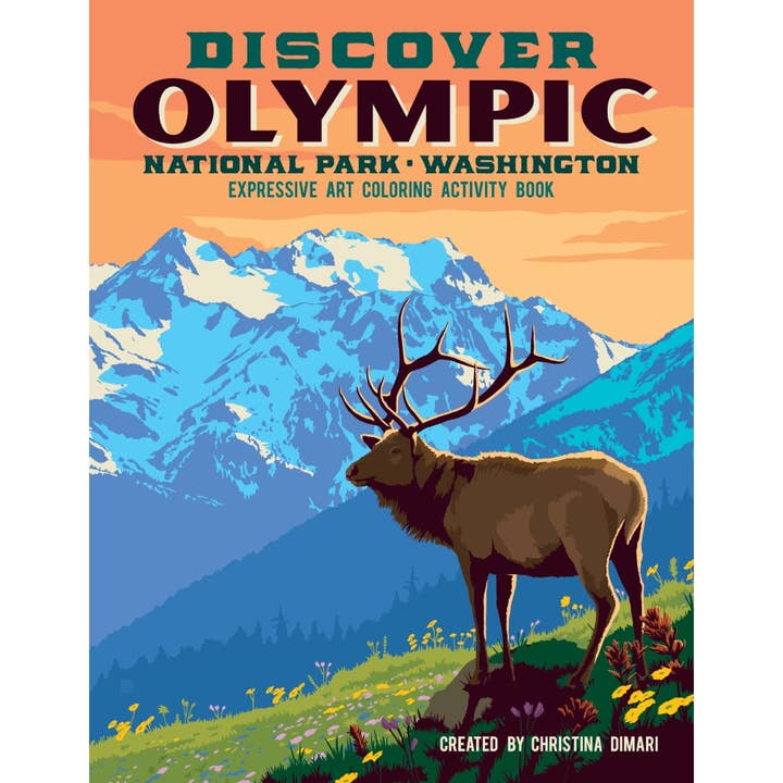 Discover Olympic NP expressive art coloring book for wholesale by Ahava River Cards, Books & Decor