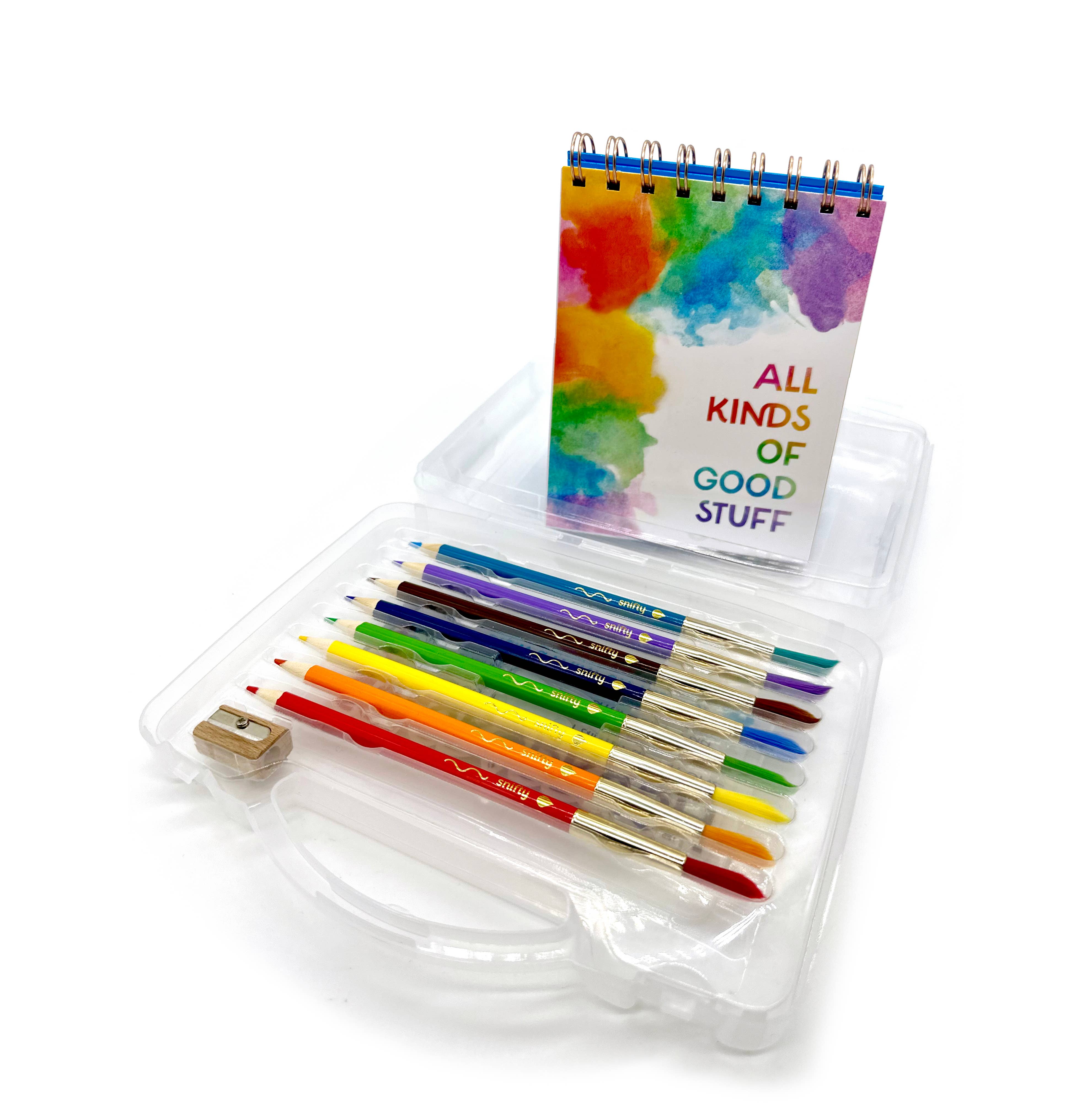SNIFTY – wholesale Art set – Child & baby – COLORBRUSH ON THE GO - watercolor 
pencil/paintbrush kit2