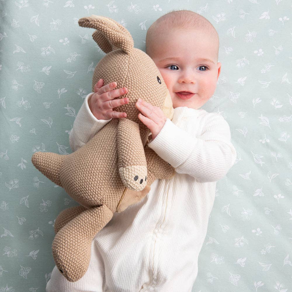 Living Textiles - Wholesale Stuffed/plush toy – Kids & baby - Knitted Toy - Kylie the Kangaroo2