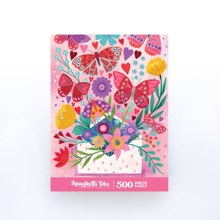 Spaghetti Tree Puzzles and Games - Wholesale Puzzle - Adult - You've Got Mail 500 Piece Valentine Puzzle