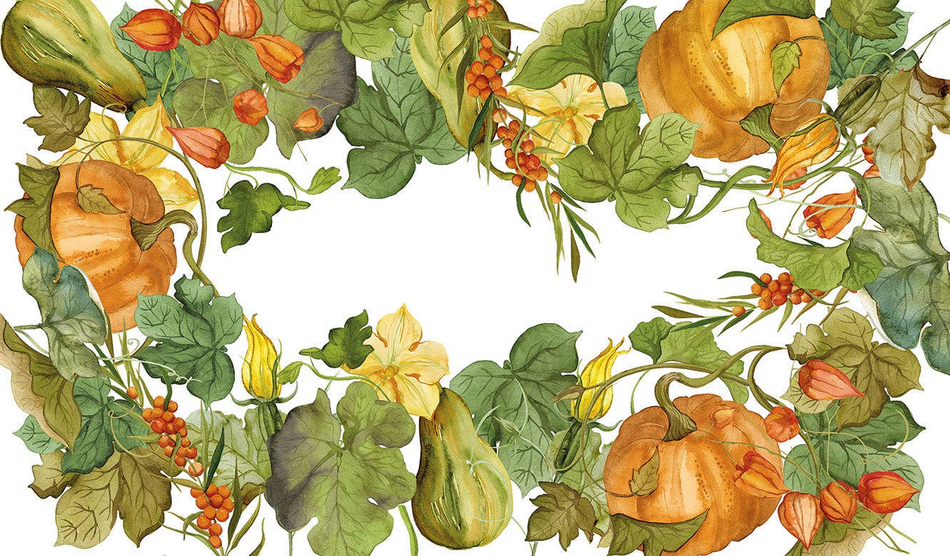 The Napking - Wholesale Tablecloth - Linen Tablecloth Potirons 100% Made in Italy0